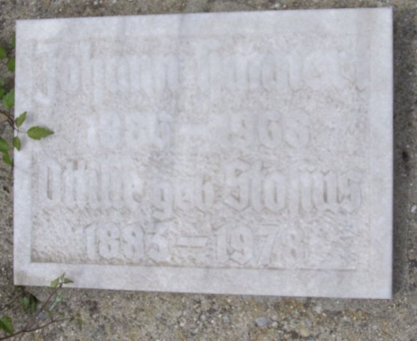 Hannert Johann 1886-1968 Stosius Ottilie 1883-1978 Grabstein